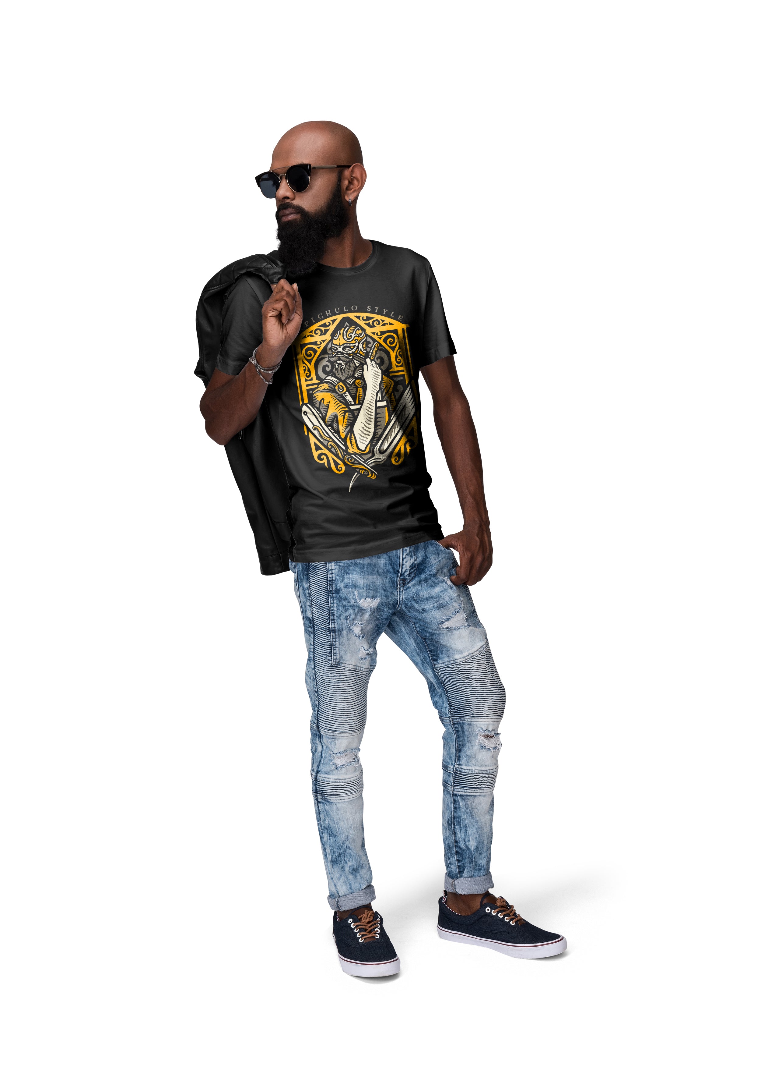 T-Shirt Design 1 By Nacho Santana - Papichulo Style